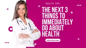 The Next 3 Things To Immediately Do About HEALTH ( Code 0022 )