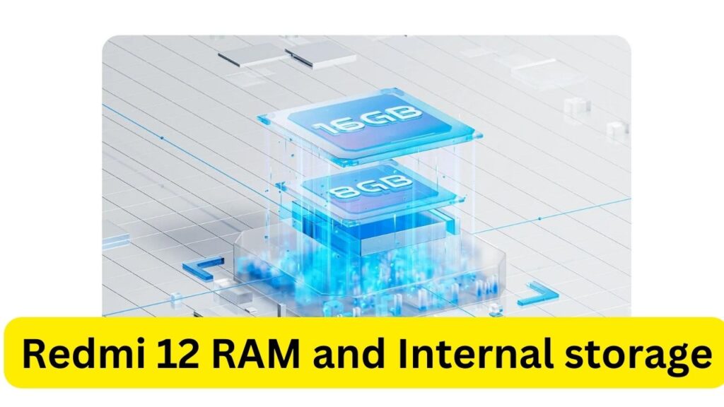 Redmi 12 RAM and Internal storage